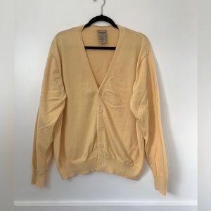 Scandia Woods Butter Yellow Vintage Cardigan